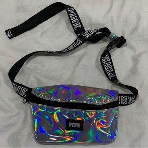 victoria secret PINK iridescent fanny pack